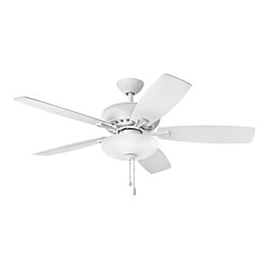 Highland Illuminated 3-Light 52Hanging Ceiling Fan in Chalk White