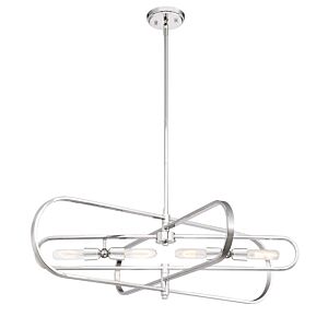 Kenzo 4-Light Island Pendant in Polished Nickel