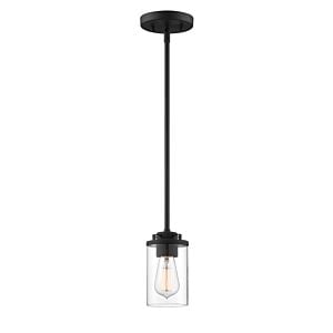 Jedrek 1-Light Mini Pendant in Black