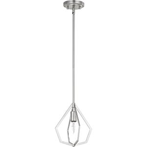 Knox 1-Light Pendant in Satin Nickel