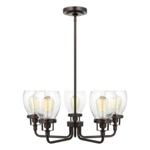 Belton 5-Light Chandelier in Bronze