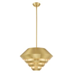 Amsterdam 1-Light Mini Pendant in Satin Brass