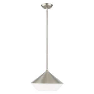 Stockholm 1-Light Mini Pendant in Brushed Nickel