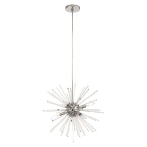 Utopia 6-Light Pendant in Polished Chrome