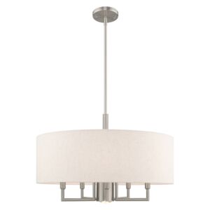 Meridian 5-Light Chandelier in Brushed Nickel