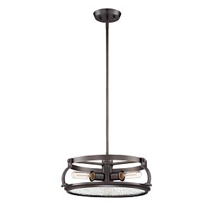 Eaton 3-Light Pendant in Satin Copper Bronze