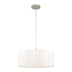 Chelsea 1-Light Pendant in Brushed Nickel