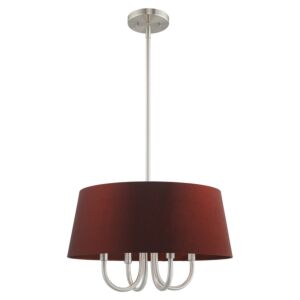 Belclaire 4-Light Pendant in Brushed Nickel