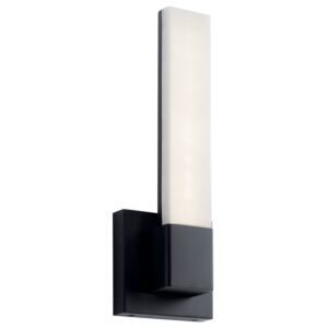 Neltev 2-Light LED Wall Sconce in Matte Black