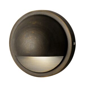 Cbr LED Integrated 1-Light LED Deck Light in Centennial Brass