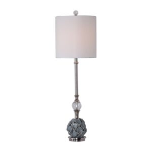 Elody 1-Light Buffet Lamp in Polished Nickel