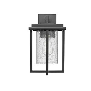 Adair 1-Light Outdoor Wall Sconce in Powder Coated Black