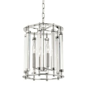 Haddon 4-Light Pendant in Polished Nickel