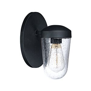 Lido 1-Light Outdoor Wall Lantern in Black