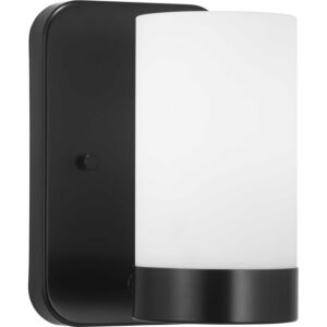 Elevate 1-Light Bathroom Vanity Light in Black