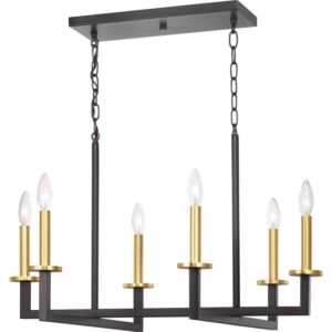 Blakely 6-Light Chandelier in Graphite