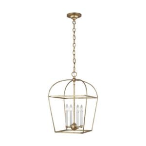 Stonington 4-Light Lantern in Antique Gild