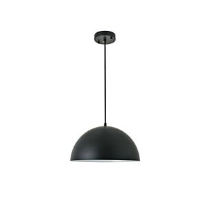 Forte 1-Light Pendant in black