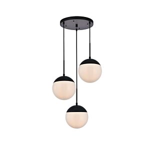 Eclipse 3-Light Pendant in Black