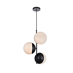 Eclipse 3-Light Pendant in Black