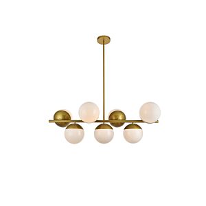 Eclipse 7-Light Pendant in Brass