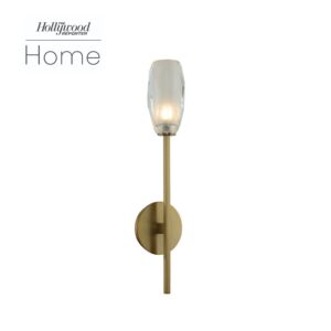 June 1-Light LED Wall Sconce in Winter Brass