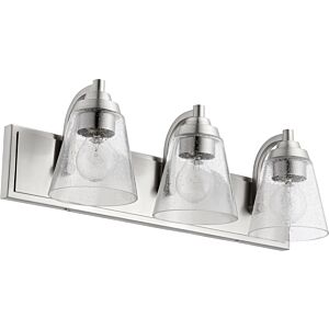 518 Vanities 3-Light Bathroom Vanity Light in Satin Nickel