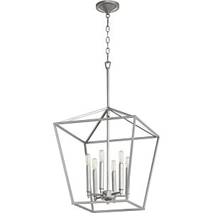 Gabriel 6-Light Entry Pendant in Classic Nickel