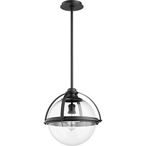 Meridian Globe Pendants 1-Light Pendant in Textured Black