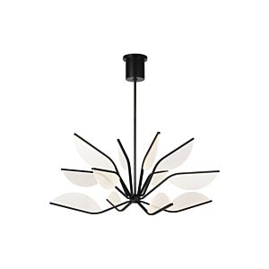 Belterra 1-Light LED Chandelier in Matte Black