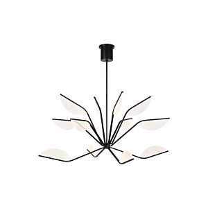 Belterra 1-Light LED Chandelier in Matte Black