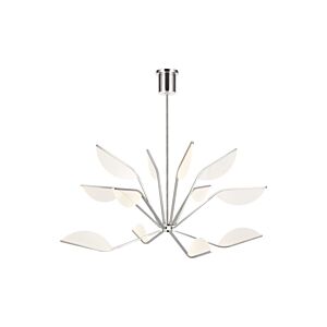 Belterra 1-Light LED Chandelier in Polished Nickel