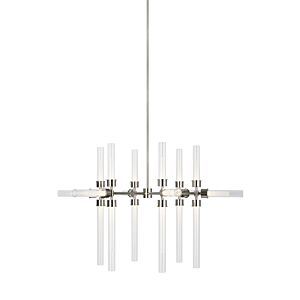 Linger 18-Light LED Chandelier in Polished Nickel