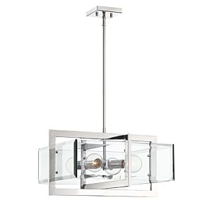 Ethan 4-Light Pendant in Polished Nickel