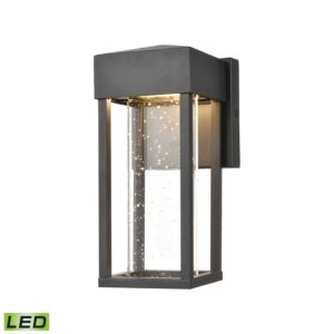 Emode 1-Light LED Outdoor Wall Sconce in Matte Black