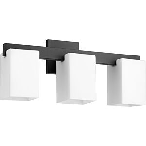 Modus 3-Light Bathroom Vanity Light in Textured Black