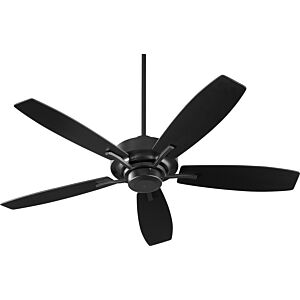 SOHO 52" Hanging Ceiling Fan in Textured Black