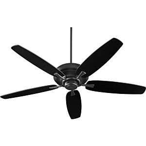 Apex 56" Hanging Ceiling Fan in Textured Black