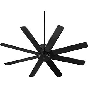 Proxima 60" Hanging Ceiling Fan in Textured Black