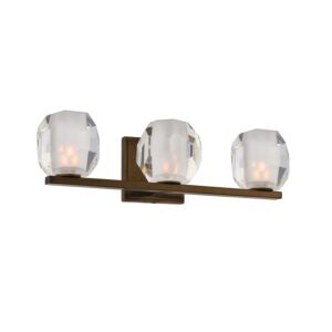 Regent 3-Light LED Bathroom Vanity Light in Vintage Bronze