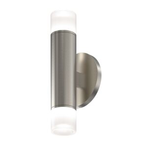 ALC 2-Light LED Wall Sconce in Satin Nickel