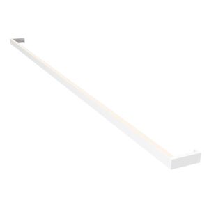 Thin-Line 1-Light LED Bathroom Vanity Light Bar in Satin White