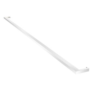 Thin-Line 1-Light LED Bathroom Vanity Light Bar in Bright Satin Aluminum