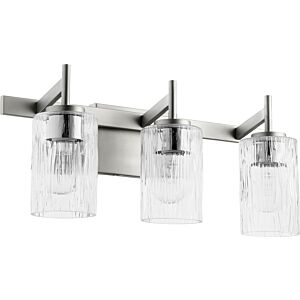 520 Lighting Series 3-Light Bathroom Vanity Light in Satin Nickel