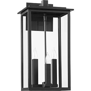 Westerly 3-Light Wall Mount in Textured Black