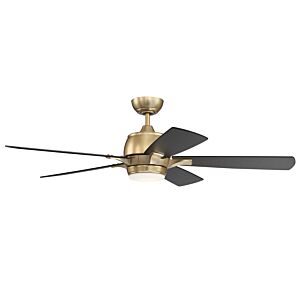 Craftmade Stellar Indoor Ceiling Fan in Satin Brass