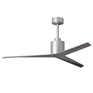 Eliza 6-Speed DC 56" Ceiling Fan in Brushed Nickel with Old Oak Tone blades