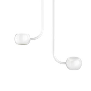 Flux LED Pendant in Gloss White