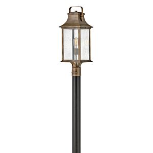 Grant 1-Light LED Outdoor Lantern in Burnished Bronze