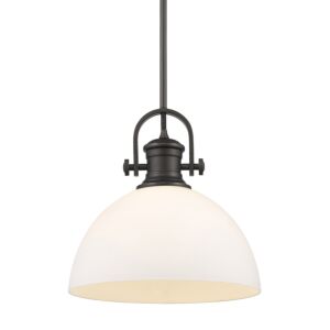 Hines RBZ 1-Light Pendant in Rubbed Bronze